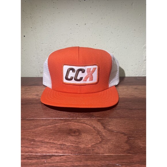 Tonkin Other - Vintage CCX Trucker Hat Snapback Patch Cap Made In USA Tonkin Trains Railroad